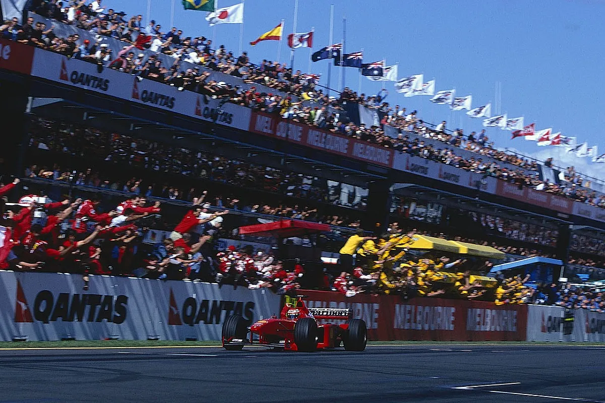 F1, Grand Prix d'Australie 1999, victoire d'Eddie Irvine sur Ferrari